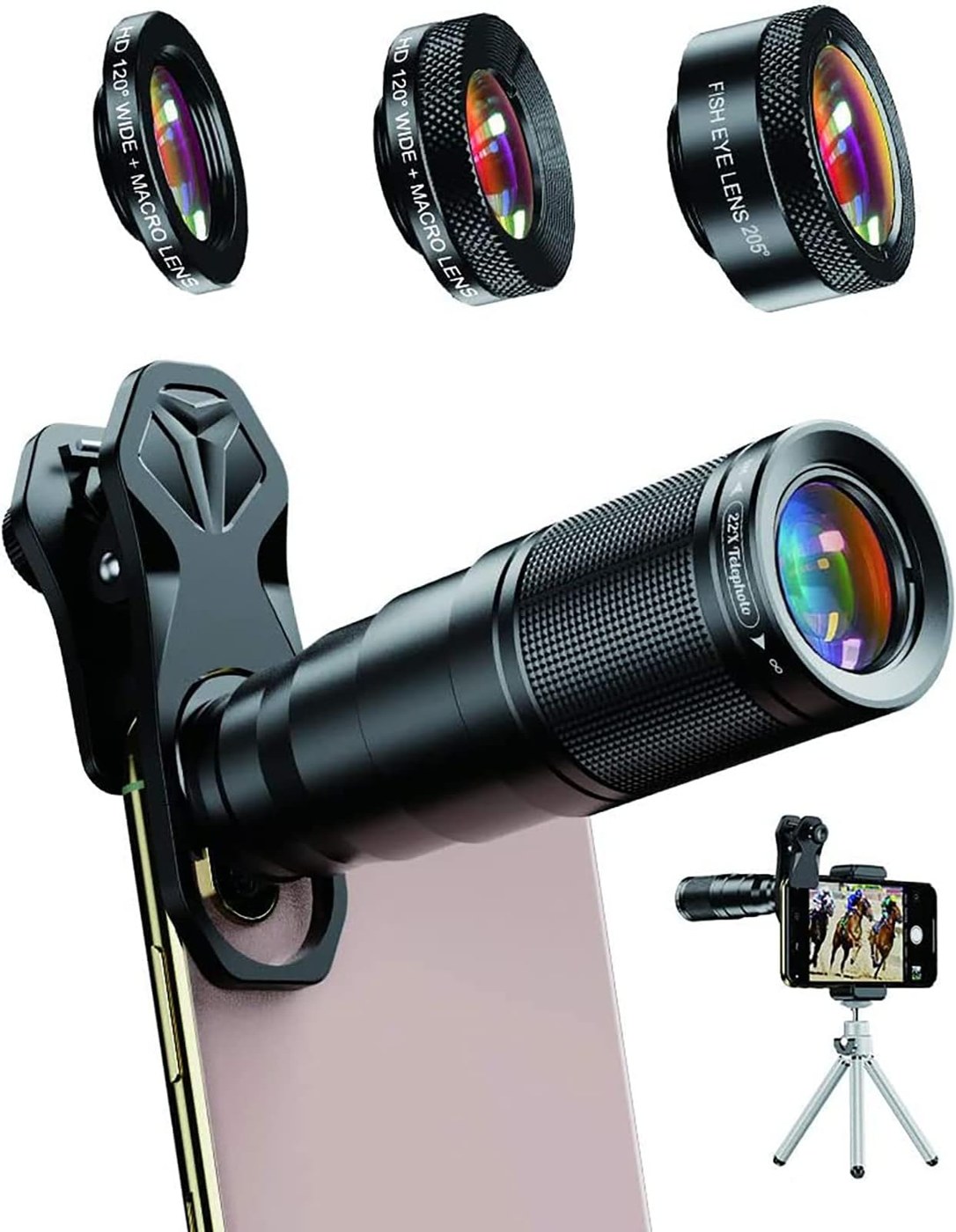 Clip-On Phone Lens Kit