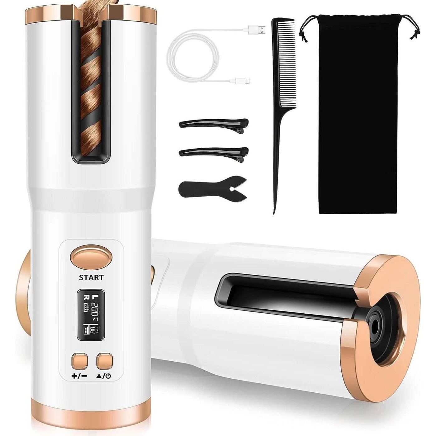 Cordless Automatic Hair Curler
